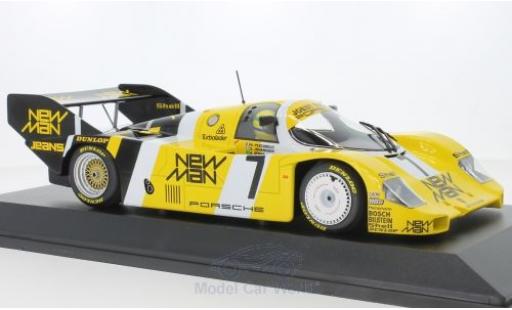 Coche miniatura Porsche 956 1984 1/18 Minichamps K No.7 Joest Racing 1000 Km Nürburgring 1984 Ayrton Senna Collection mit Figur H.Pescarolo/S.Johansson/A.Senna Porsche 956 1984 1/18 Minichamps K No.7 Joest Racing 1000 Km Nürburgring 1984 Ayrton Senna Collection mit Figur H.Pescarolo/S.Johansson/A.Senna coche miniatura