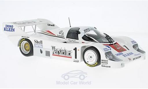 Coche miniatura Porsche 956 1986 1/18 Minichamps K No.1 Joest Racing Warsteiner DRM Zolder 1986 B.Wollek Porsche 956 1986 1/18 Minichamps K No.1 Joest Racing Warsteiner DRM Zolder 1986 B.Wollek coche miniatura