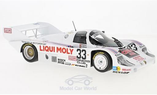 Coche miniatura Porsche 956 1983 1/18 Minichamps K No.33 Brun Motorsport Liqui Moly 1000km Spa 1983 H-J.Stuck/H.Grohs/W.Brun Porsche 956 1983 1/18 Minichamps K No.33 Brun Motorsport Liqui Moly 1000km Spa 1983 H-J.Stuck/H.Grohs/W.Brun coche miniatura