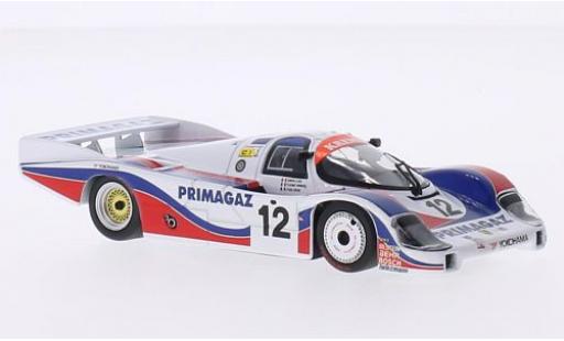 Coche miniatura Porsche 956 1986 1/43 Minichamps L No.12 Kremer Racing Primagaz 24h Le Mans 1986 P.Yver/M.Cohen-Olivar/H.Striebig Porsche 956 1986 1/43 Minichamps L No.12 Kremer Racing Primagaz 24h Le Mans 1986 P.Yver/M.Cohen-Olivar/H.Striebig coche miniatura