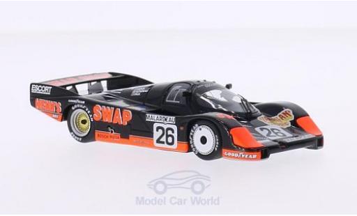 Coche miniatura Porsche 956 1984 1/43 Minichamps L No.26 Swap Shop 24h Le Mans 1984 P.Henn/J.Rondeau/J.Paul Jr Porsche 956 1984 1/43 Minichamps L No.26 Swap Shop 24h Le Mans 1984 P.Henn/J.Rondeau/J.Paul Jr coche miniatura