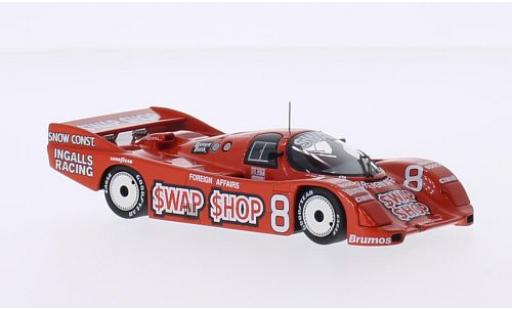 Coche miniatura Porsche 962 1985 1/43 Minichamps IMSA No.8 Ingalls Racing Swap Shop IMSA 12h Sebring 1985 A.J.Foyt/B.Wollek Porsche 962 1985 1/43 Minichamps IMSA No.8 Ingalls Racing Swap Shop IMSA 12h Sebring 1985 A.J.Foyt/B.Wollek coche miniatura
