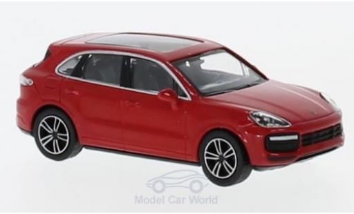 Coche miniatura Porsche Cayenne Turbo 1/87 Minichamps Turbo rojo 2017 Porsche Cayenne Turbo 1/87 Minichamps Turbo rojo 2017 coche miniatura