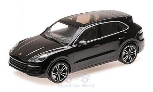 Porsche Cayenne Turbo S 1/18 Minichamps Turbo S negro 2017 coche miniatura