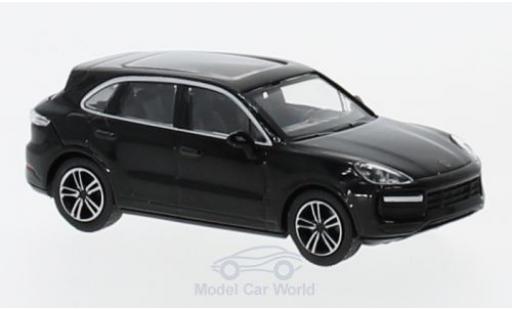 Coche miniatura Porsche Cayenne Turbo 1/87 Minichamps Turbo negro 2017 Porsche Cayenne Turbo 1/87 Minichamps Turbo negro 2017 coche miniatura