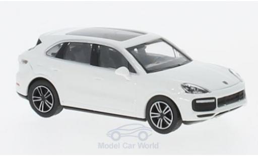 Coche miniatura Porsche Cayenne Turbo 1/87 Minichamps Turbo blanco 2017 Porsche Cayenne Turbo 1/87 Minichamps Turbo blanco 2017 coche miniatura
