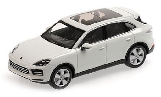 Coche miniatura Porsche Cayenne 1/43 Minichamps blanco 2017 Porsche Cayenne 1/43 Minichamps blanco 2017 coche miniatura
