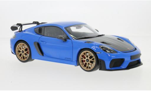 Porsche Cayman GT4 1/18 Minichamps RS blau 2024 1:18 coche miniatura