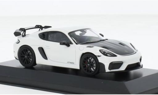 Coche miniatura Porsche Cayman GT4 1/43 Minichamps RS metallise weiss 2021 1:43 Porsche Cayman GT4 1/43 Minichamps RS metallise weiss 2021 1:43 coche miniatura