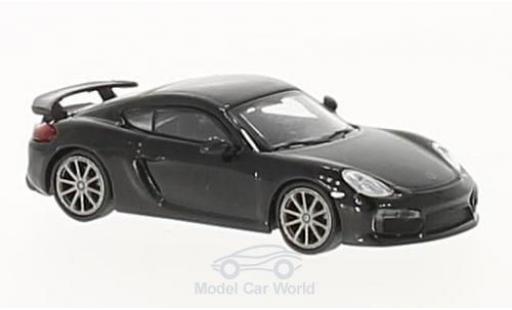 Coche miniatura Porsche Cayman GT4 1/87 Minichamps GT4 negro 2016 Porsche Cayman GT4 1/87 Minichamps GT4 negro 2016 coche miniatura