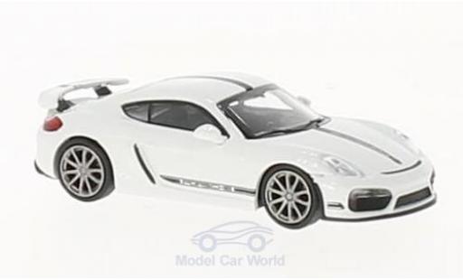Coche miniatura Porsche Cayman GT4 1/87 Minichamps GT4 blanco 2016 Porsche Cayman GT4 1/87 Minichamps GT4 blanco 2016 coche miniatura