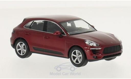 Coche miniatura Porsche Macan 1/43 Minichamps metalico rojo 2013 Porsche Macan 1/43 Minichamps metalico rojo 2013 coche miniatura