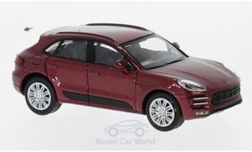 Coche miniatura Porsche Macan Turbo 1/87 Minichamps Turbo metalico rojo 2013 Porsche Macan Turbo 1/87 Minichamps Turbo metalico rojo 2013 coche miniatura