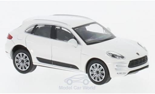 Coche miniatura Porsche Macan Turbo 1/87 Minichamps Turbo blanco 2013 Porsche Macan Turbo 1/87 Minichamps Turbo blanco 2013 coche miniatura