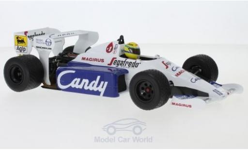 Coche miniatura Toleman HART 1/18 Minichamps Hart TG184 No.19 Candy Formel 1 GP Monaco 1984 A.Senna Toleman HART 1/18 Minichamps Hart TG184 No.19 Candy Formel 1 GP Monaco 1984 A.Senna coche miniatura