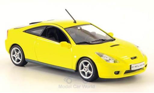 Coche miniatura Toyota Celica 1/43 Minichamps (T23) amarillo 2000 Toyota Celica 1/43 Minichamps (T23) amarillo 2000 coche miniatura