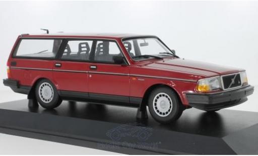 Coche miniatura Volvo 240 1/18 Minichamps GL Break rojo 1986 Volvo 240 1/18 Minichamps GL Break rojo 1986 coche miniatura