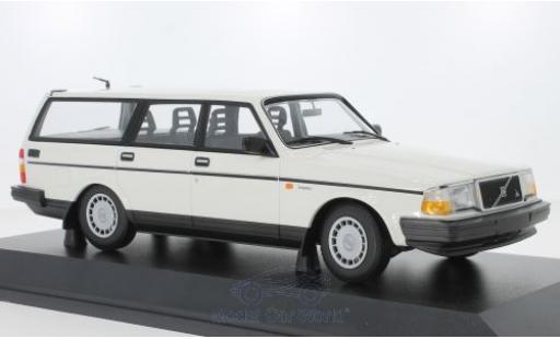 Coche miniatura Volvo 240 1/18 Minichamps GL Break blanco 1986 Volvo 240 1/18 Minichamps GL Break blanco 1986 coche miniatura