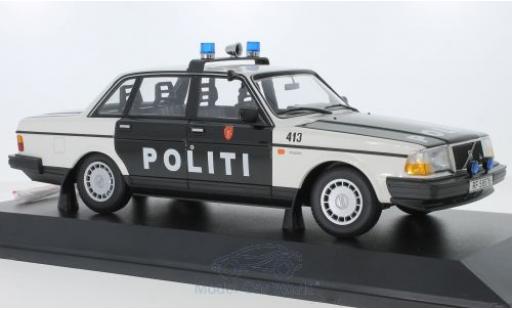 Coche miniatura Volvo 240 1/18 Minichamps GL Politi Norway 1986 Volvo 240 1/18 Minichamps GL Politi Norway 1986 coche miniatura