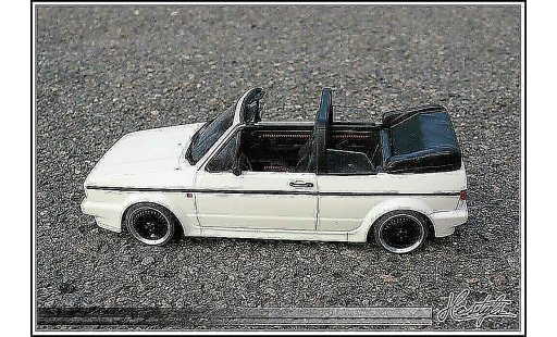 Volkswagen Golf Cabriolet 1/18 Ottomobile blanco Schmidt Edition coche miniatura