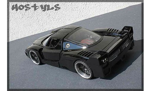 Ferrari Enzo FXX 1/18 Hot Wheels street racing black coche miniatura