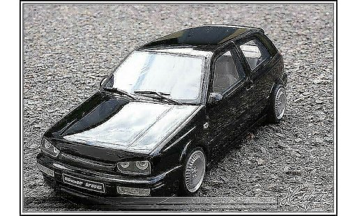 Volkswagen Golf VR6 1/18 Ottomobile negro jantes schmidt coche miniatura