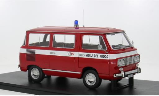 Coche miniatura Fiat 850 1/18 Mitica Familiare 1970 Vigili del Fuoco 1:18 Fiat 850 1/18 Mitica Familiare 1970 Vigili del Fuoco 1:18 coche miniatura