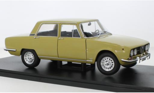 Coche miniatura Alfa Romeo 2000 1/18 Mitica Berlina amarillo 1971 Alfa Romeo 2000 1/18 Mitica Berlina amarillo 1971 coche miniatura