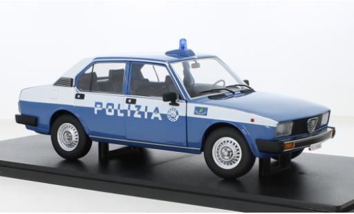 Coche miniatura Alfa Romeo Alfetta 1/18 Mitica Berlina 2000 Polizia Stradale 1978 Alfa Romeo Alfetta 1/18 Mitica Berlina 2000 Polizia Stradale 1978 coche miniatura