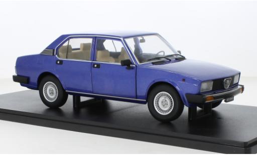 Coche miniatura Alfa Romeo Alfetta 1/18 Mitica Berlina 2000L metallise azul 1978 Alfa Romeo Alfetta 1/18 Mitica Berlina 2000L metallise azul 1978 coche miniatura