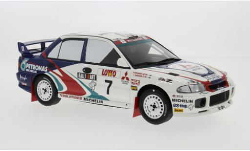 Coche miniatura Mitsubishi Lancer 1/18 Ottomobile Evo III #7 1:18 Mitsubishi Lancer 1/18 Ottomobile Evo III #7 1:18 coche miniatura