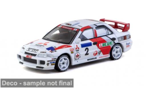 Mitsubishi Lancer 1/64 Tarmac Works EVO III Rally Hong Kong-Peking 1996 #2 C.Gilbert 1:64