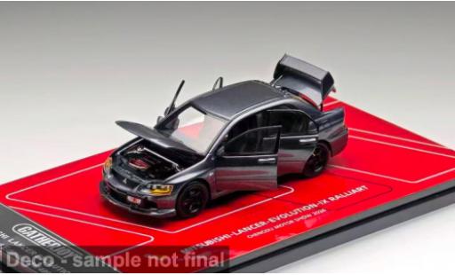 Coche miniatura Mitsubishi Lancer Evo IX Ralliart grau 1/43 GatherJoy