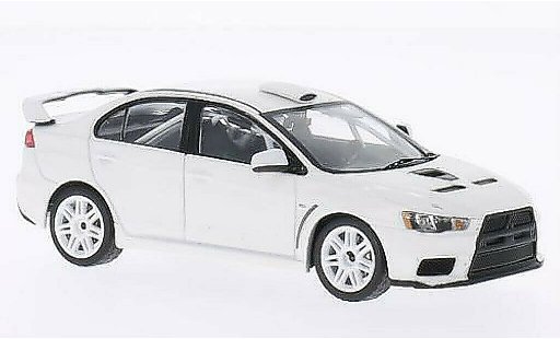 Mitsubishi Lancer Evolution X 1/43 IXO Evo 2011 Rally Spec blanco 2011 coche miniatura