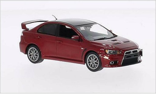 Mitsubishi Lancer Evolution X 1/43 Vitesse Evo Final Edition metalico rojo/negro RHD coche miniatura