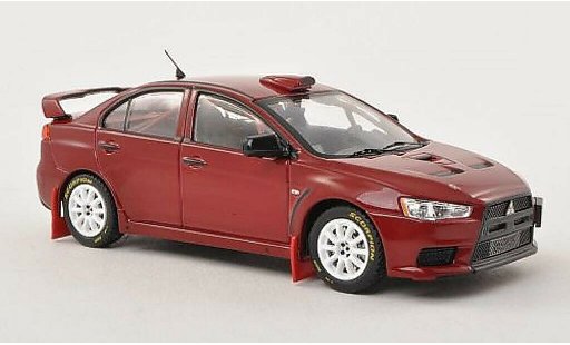 Mitsubishi Lancer Evolution X 1/43 IXO Evo Gr.N WRC Rally Edition rojo Plain Body Version 2007 coche miniatura