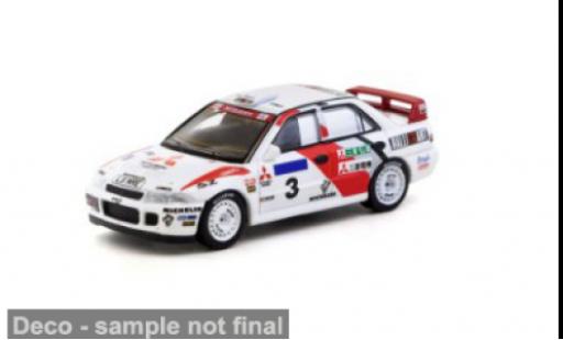 Mitsubishi Lancer 1/64 Tarmac Works Evolution II Rally Hong Kong-Peking 1994 #3 K.Eriksson/S.Parmander 1:64 coche miniatura