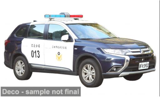 Mitsubishi Outlander 1/43 Vitesse 2019 Taipei City Police Department 1:43 coche miniatura