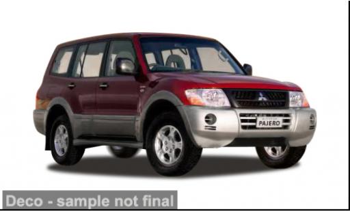 Mitsubishi Pajero 1/18 Sun Star V73 rojo 1:18 coche miniatura