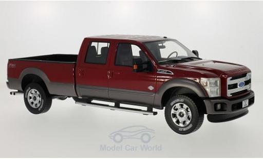 Ford F-350 1/18 Model 777 King Ranch rojo 2016 coche miniatura
