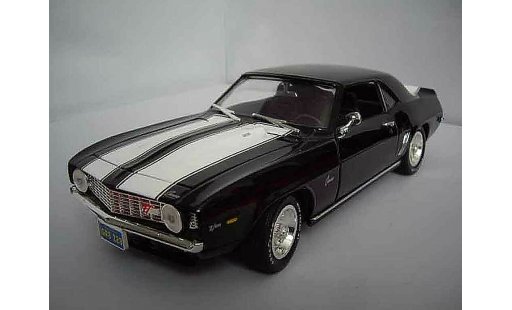 Chevrolet Camaro Z28 1/18 Ertl negro bandes blancos 1969 coche miniatura