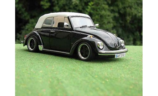 Volkswagen Kafer Base 1/18 Solido Coccinelle Cabriolet negro jantes fuchs coche miniatura
