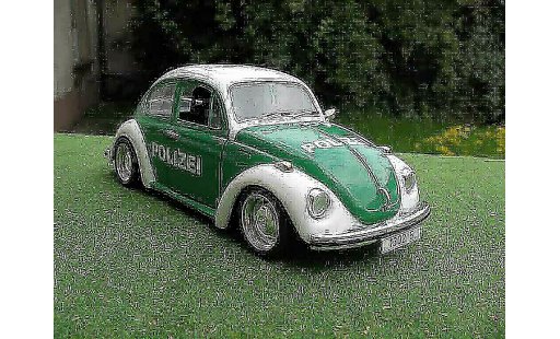 Volkswagen Kafer Base 1/18 Solido coxinelle polic&Atilde;&shy;a / police coche miniatura