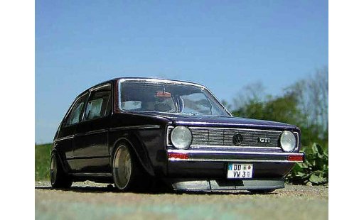 Volkswagen Golf GTI 1/18 Solido jantes Tramont german look coche miniatura