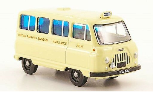 Morris J2 Minibus 1/76 Oxford British Railways Ambulance coche miniatura
