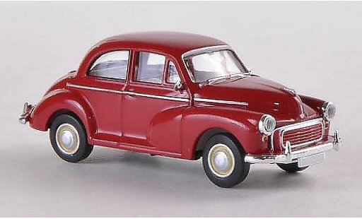 Morris Minor Base 1/87 Brekina rojo (GB) coche miniatura