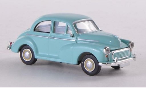 Morris Minor Base 1/87 Brekina turquesa (GB) coche miniatura