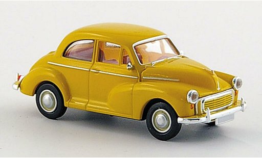 Morris Minor Base 1/87 Brekina Limusina amarillo coche miniatura