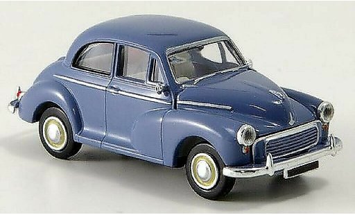 Morris Minor Base 1/87 Brekina Rechtslenker azul coche miniatura