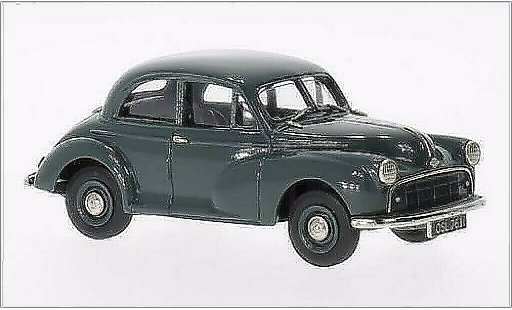 Morris Minor Base 1/43 Brooklin Series II 2-door gris 1952 coche miniatura